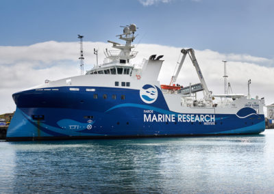 Havmiljøskibet i Torshavn - Marine Research Institute på kør-selv ferie, bilferie og grupperejser med FÆRØERNEREJSER