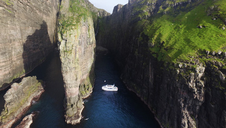 Vestmanna fuglefjelde bådtur - rejser til Færøerne