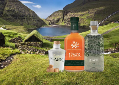 Whisky og gin destilleri og aktiviteter på Færøerne.